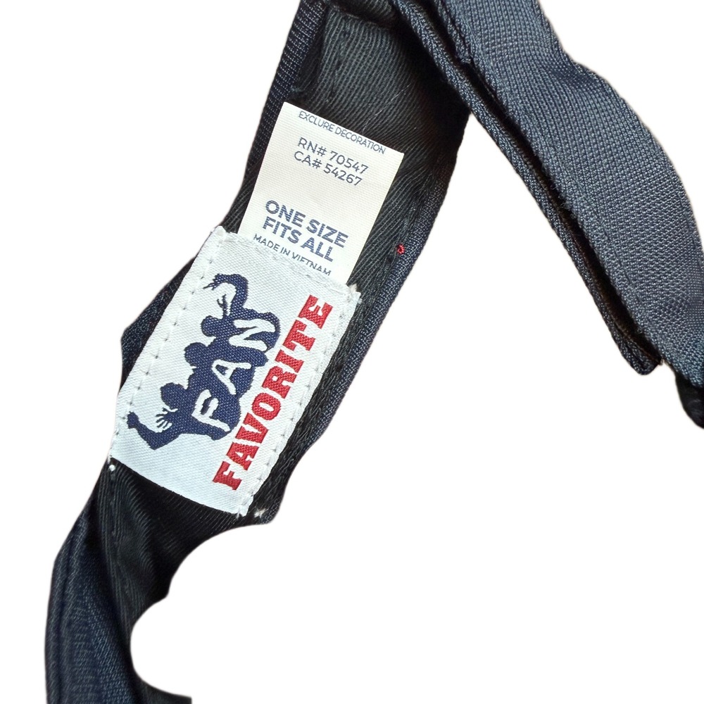 Boston Red Sox MLB Visor Hat Navy Blue Fan Favorite Adjustable One Size - Picture 5 of 5